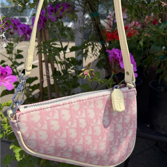 Dior Pink Oblique Mini Shoulder Bag - Picture 3 of 13